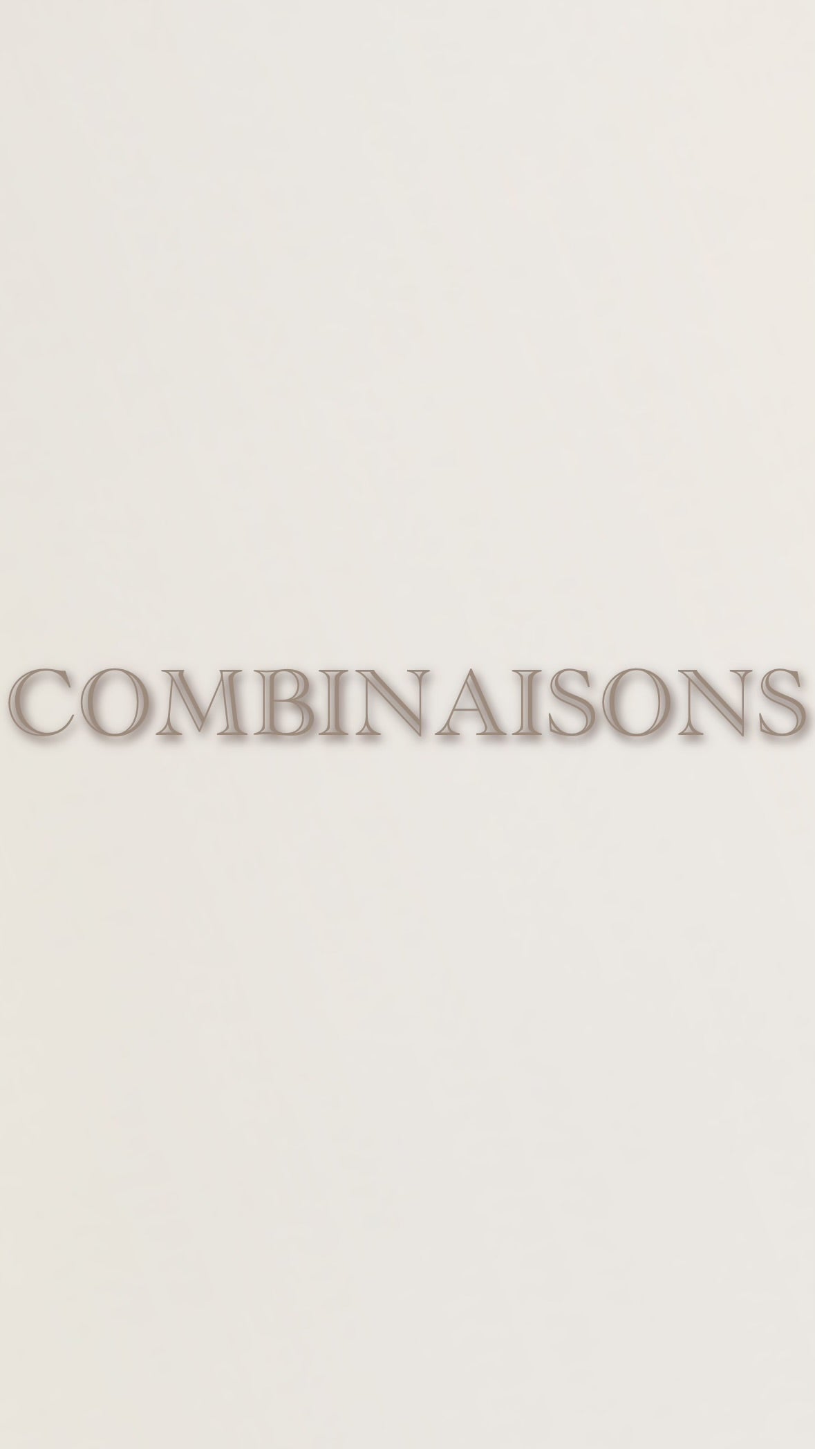 Combinaisons