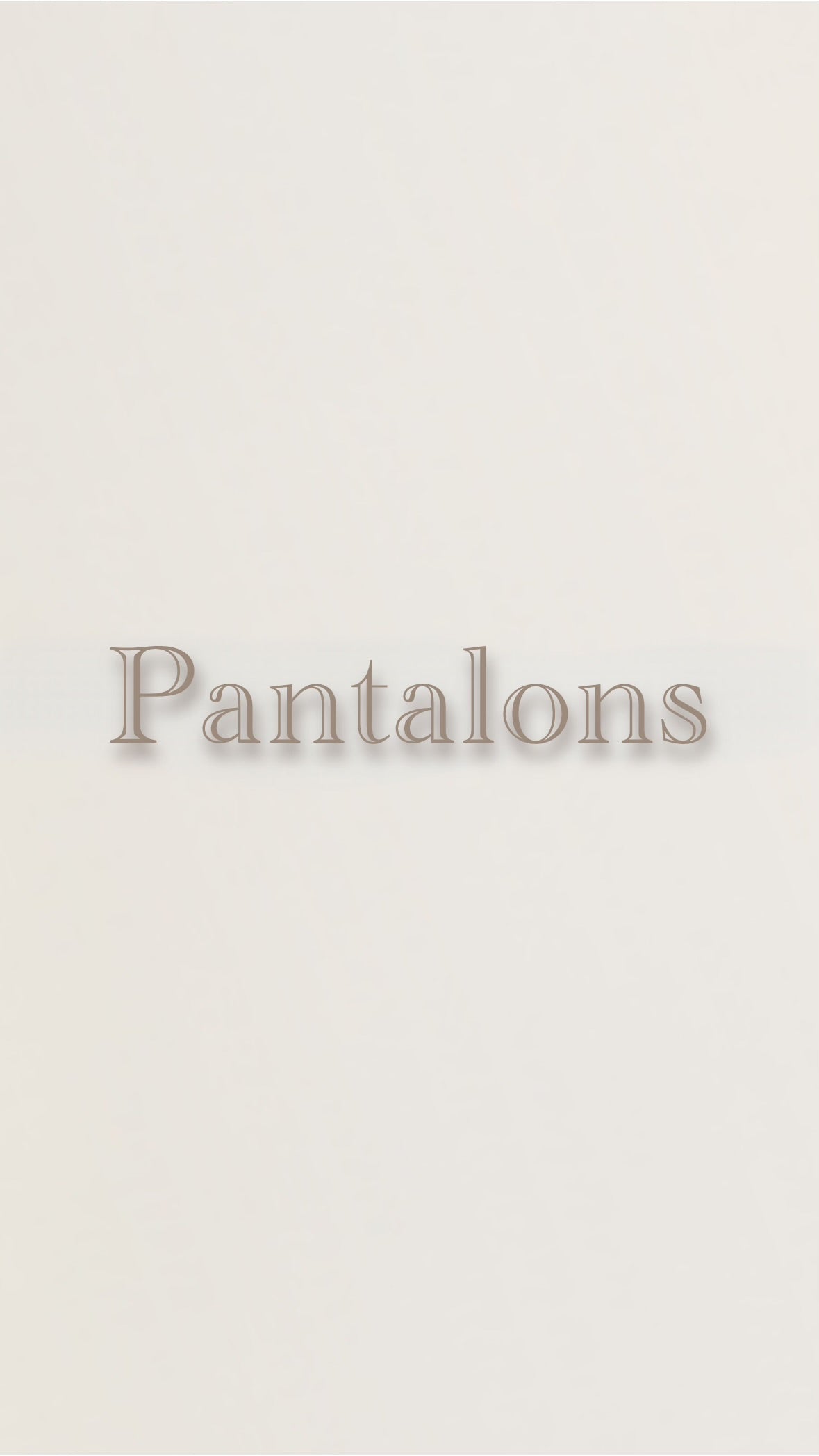 Pantalons