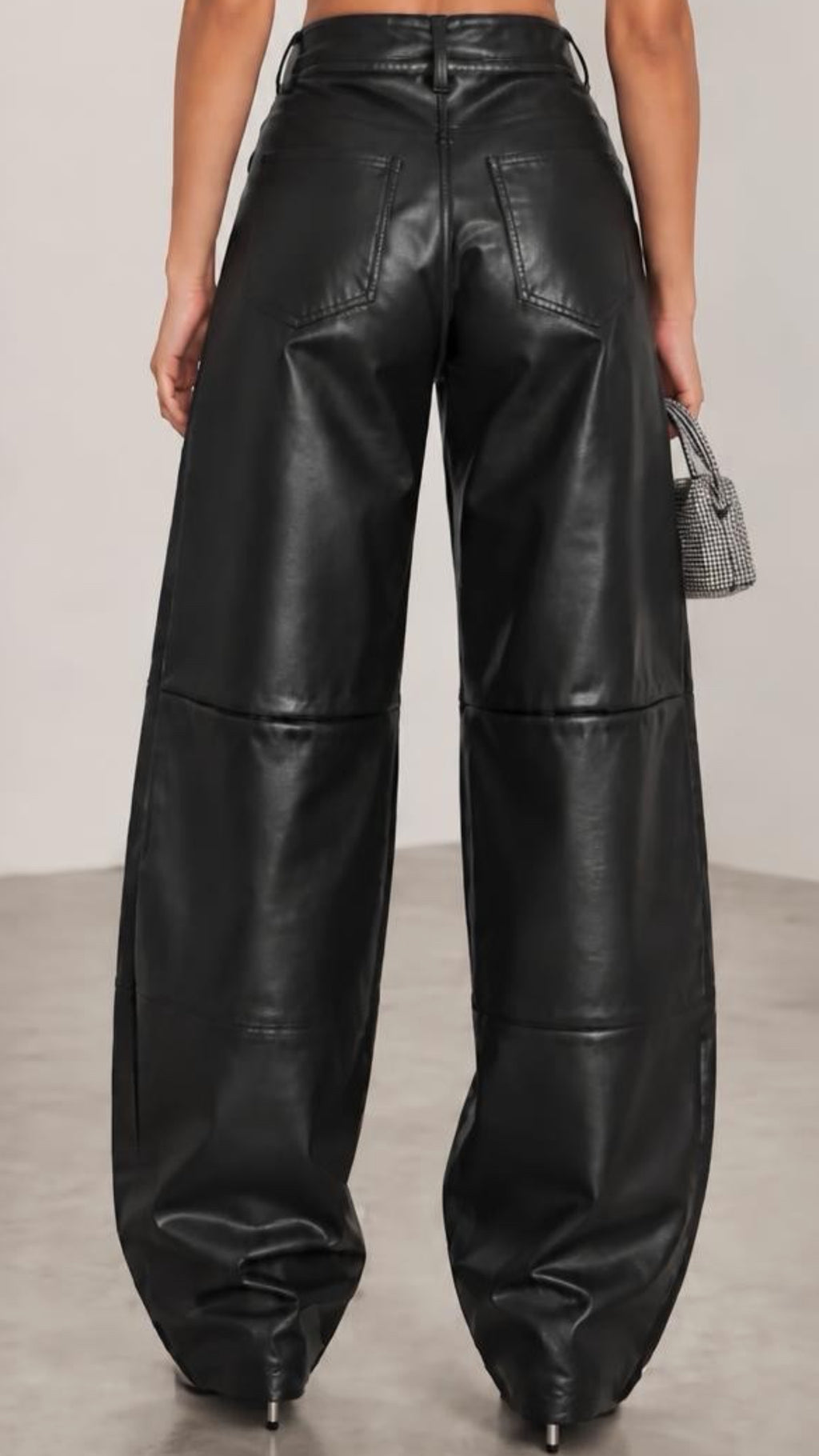 Pantalon ballon simili- KACY