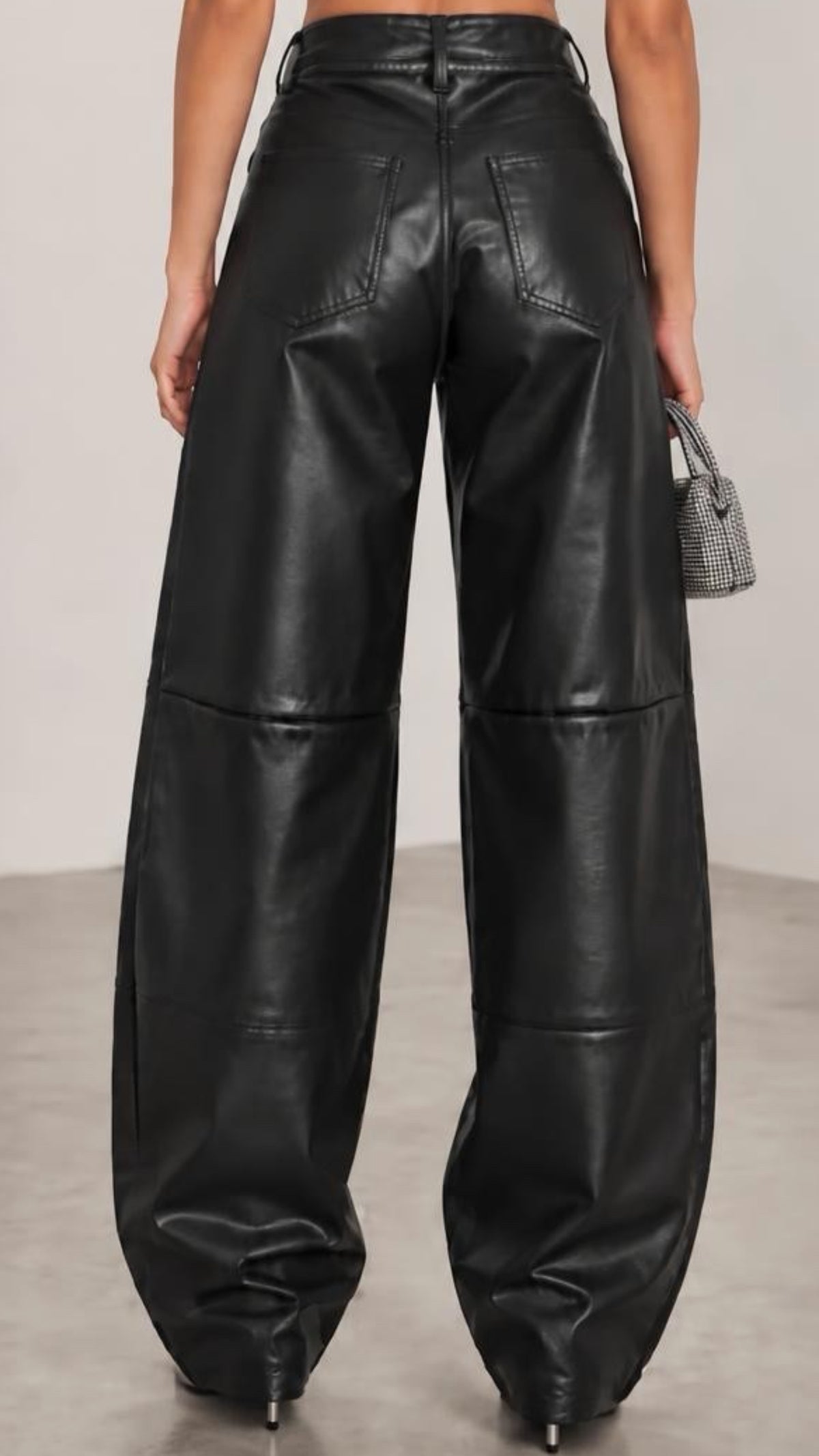 Pantalon ballon simili- KACY