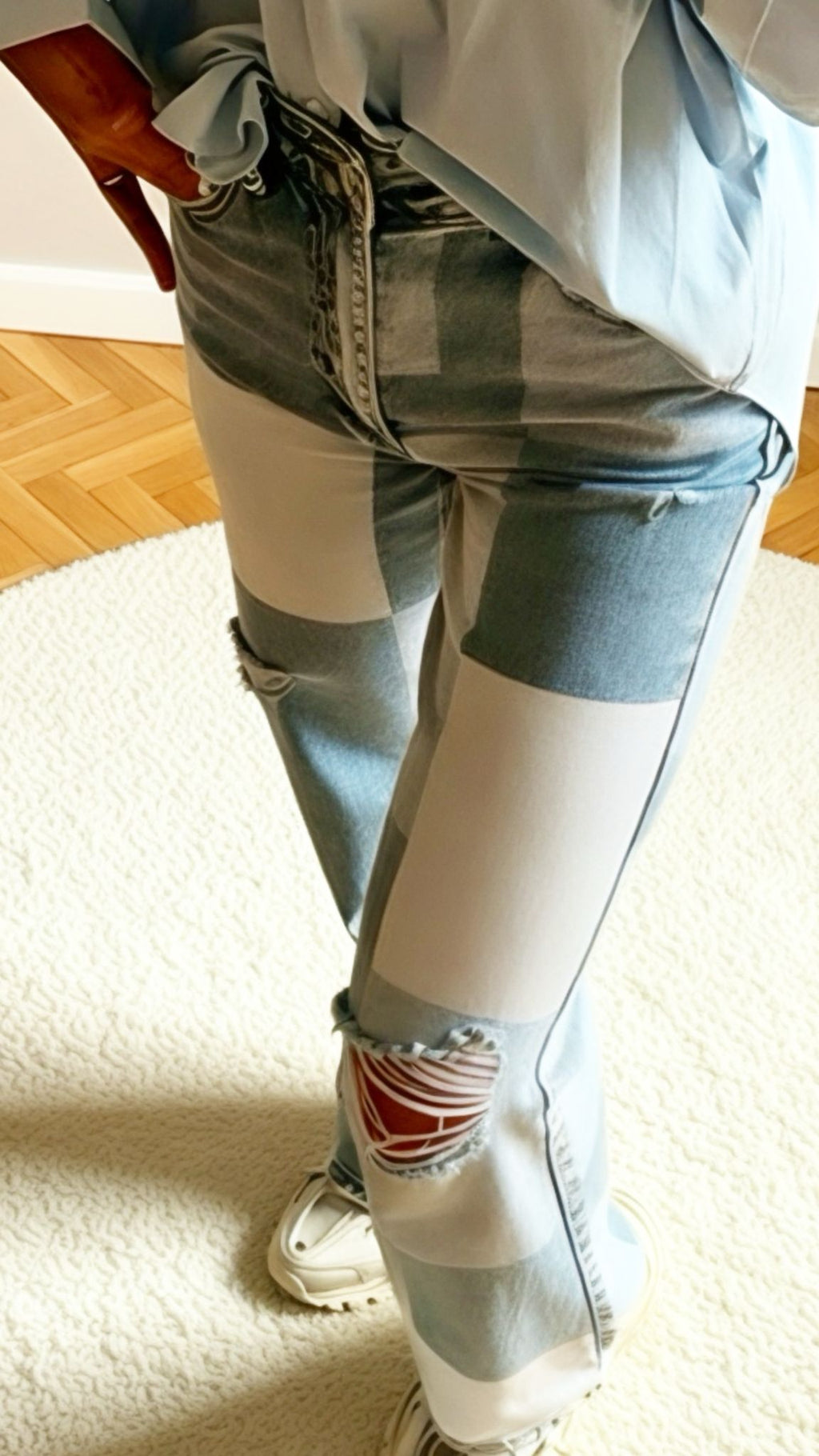 Jeans Patchwork-ANAIS