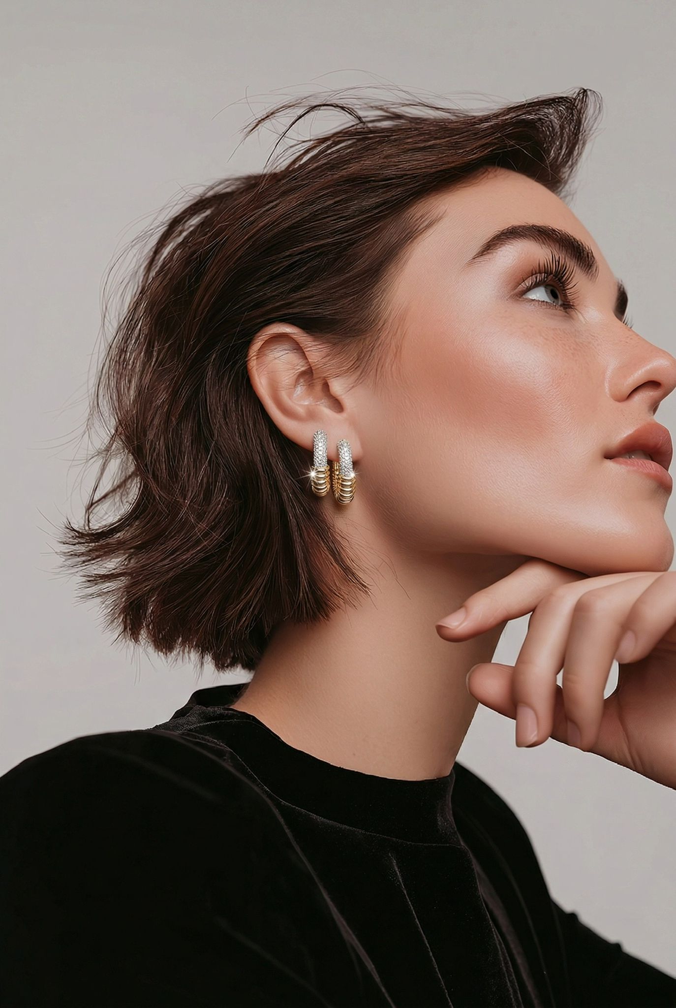 Boucle d'oreilles-CÉLESTE