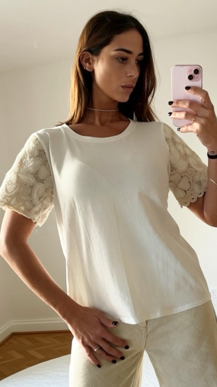 T-shirt brodé-SANA