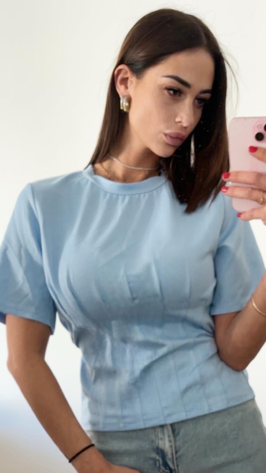 T-shirt croisé-AMBRE