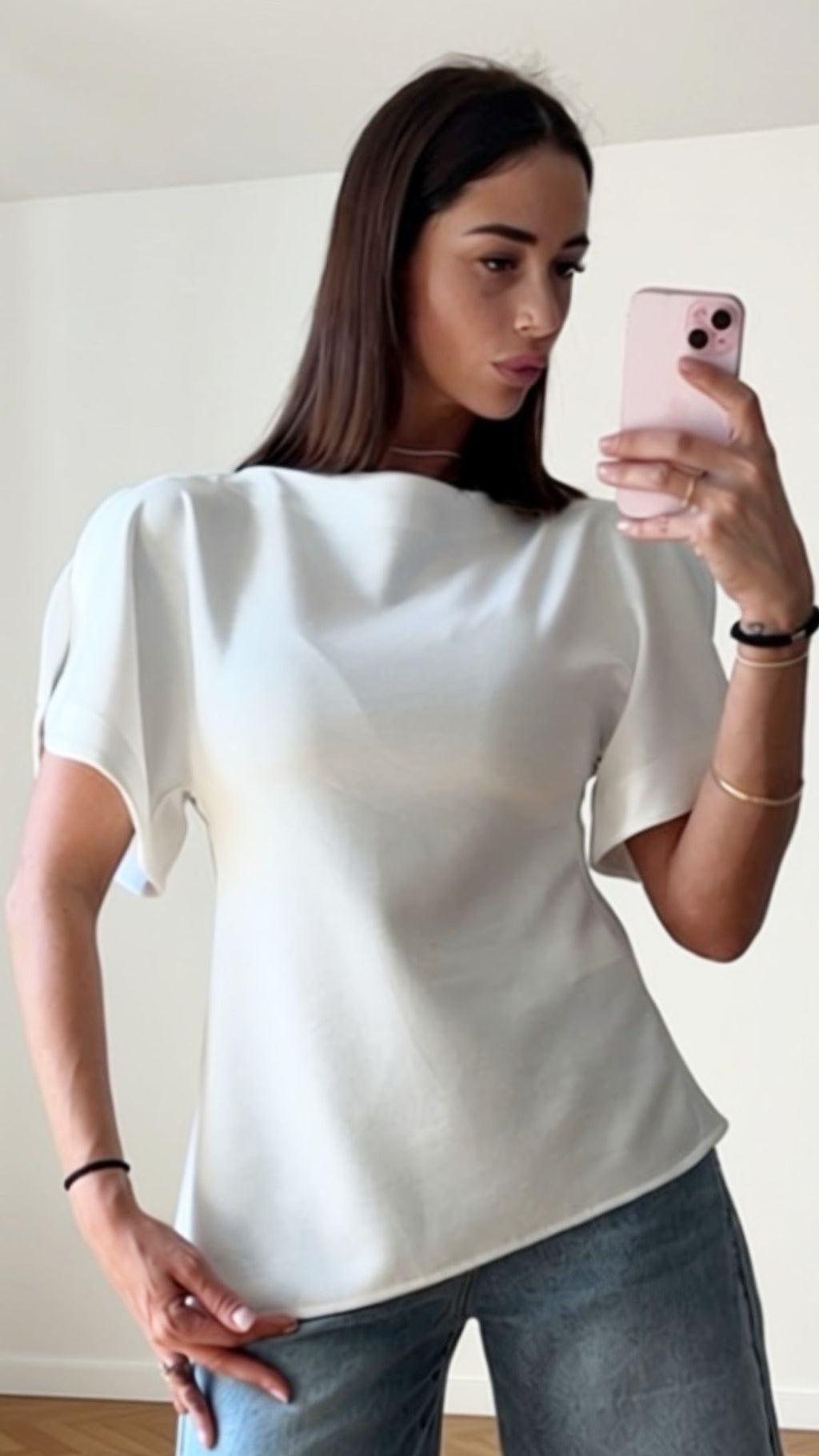 T-shirt asymétrique-ELORA