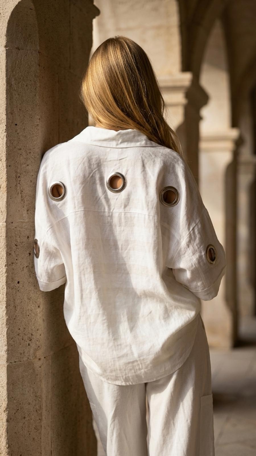 Chemise oeillet-VEYA