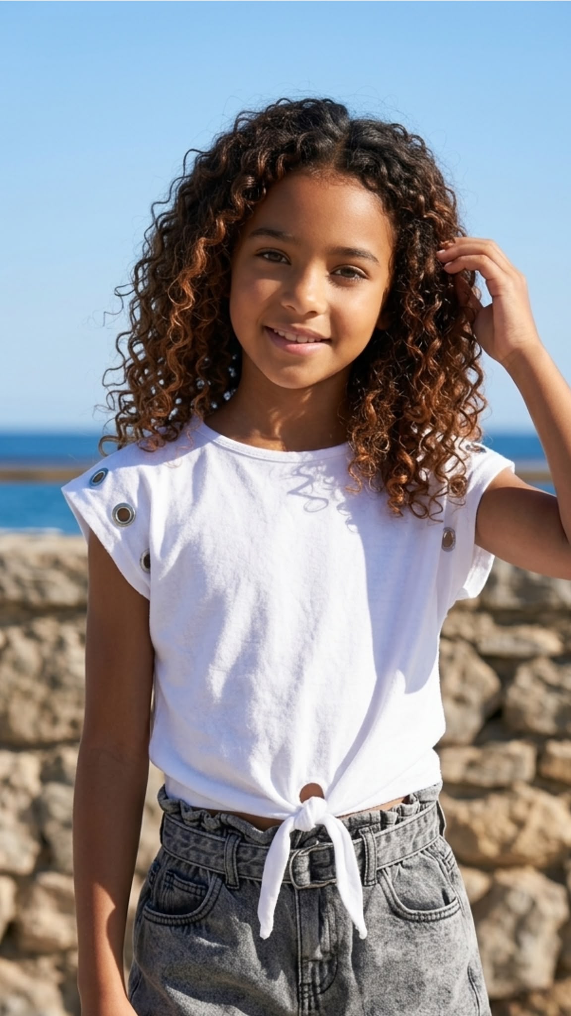 T-shirt oeillet-ELSA