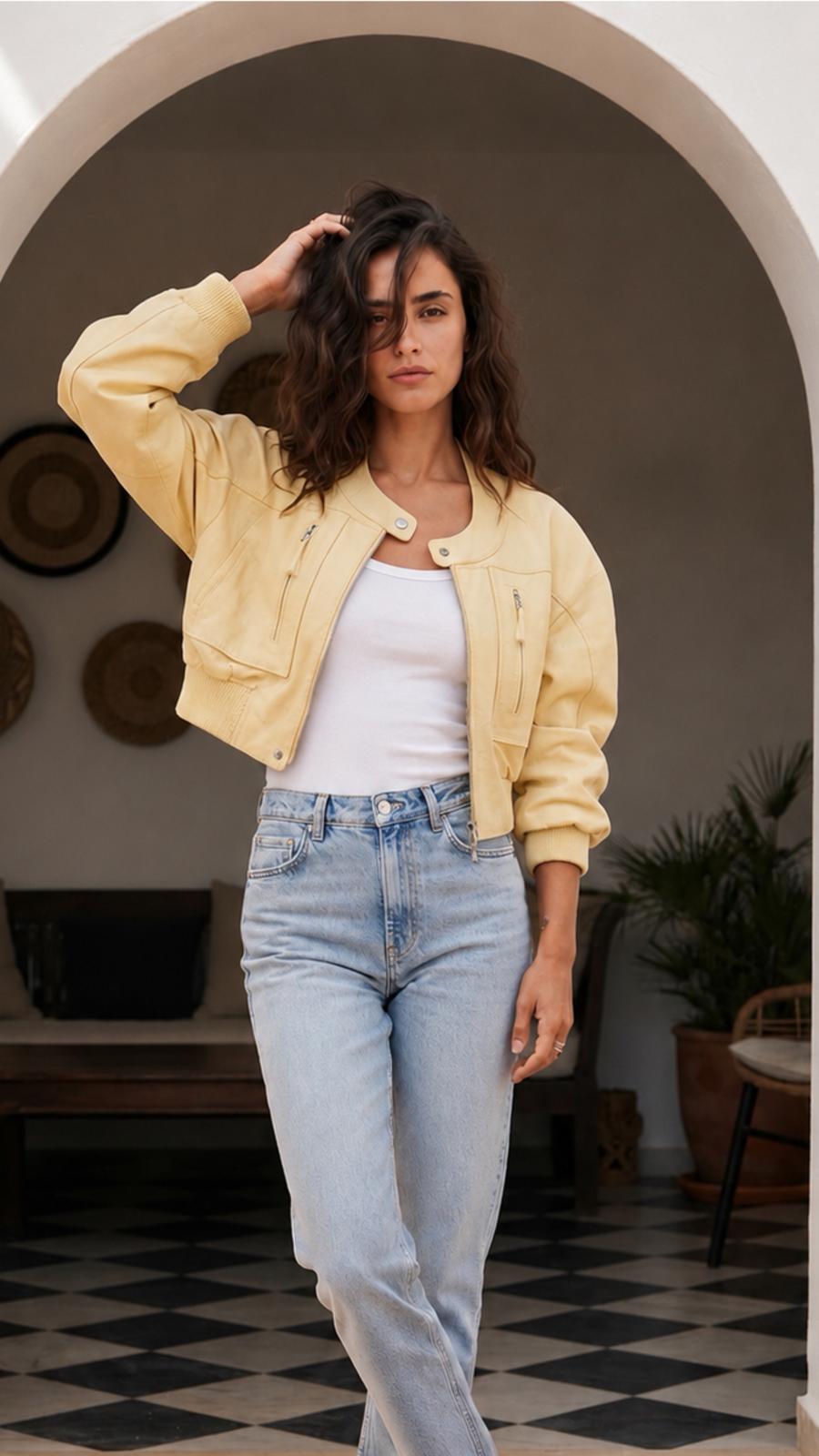 Veste cuir végan-AMIR