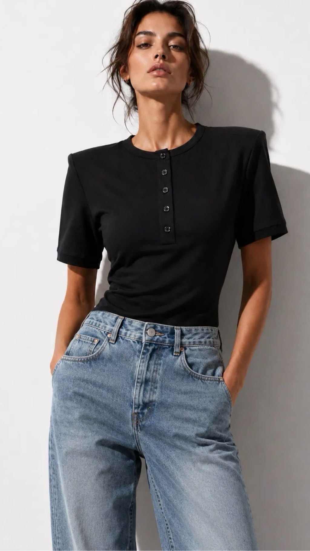 T-shirt epaulette-EDEN