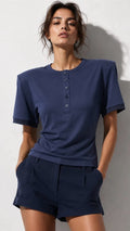 T-shirt epaulette-EDEN